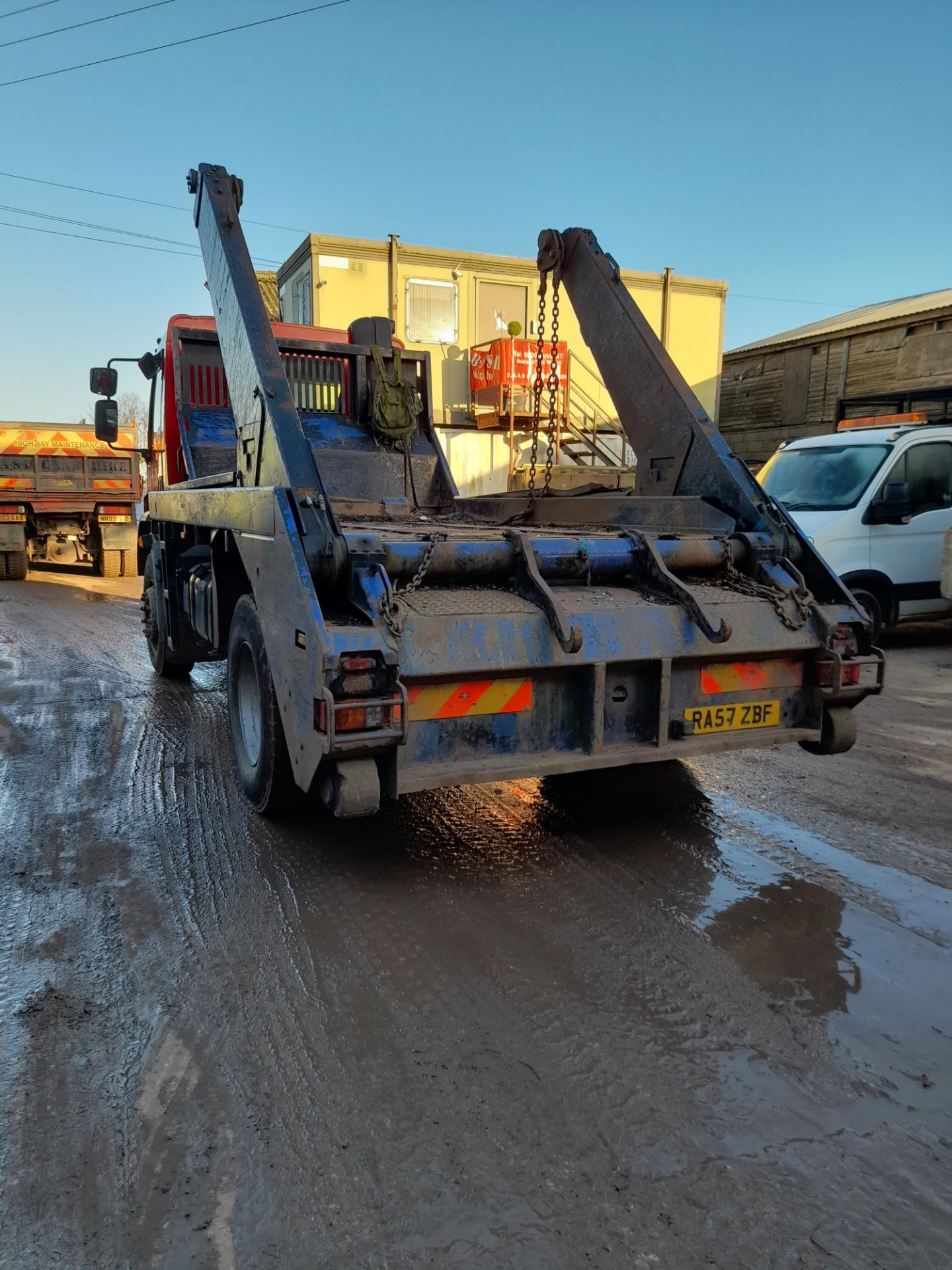 DAF FA LF55.220 18 TIP E 18 tonne Twin Axle Rigid Skiploader, registration RA57 ZBF, first - Image 3 of 16