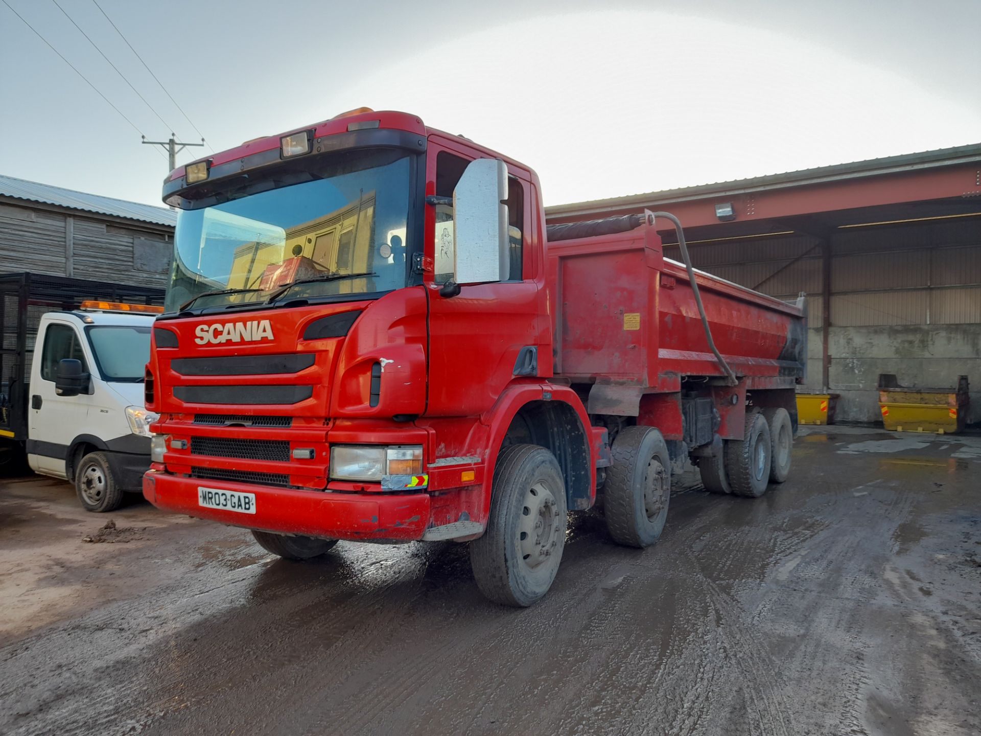 Scania 4 P114CB-340 8x4 32 tonne Rigid Tipper, registration MR03 GAB, first registered 19 January - Image 2 of 21