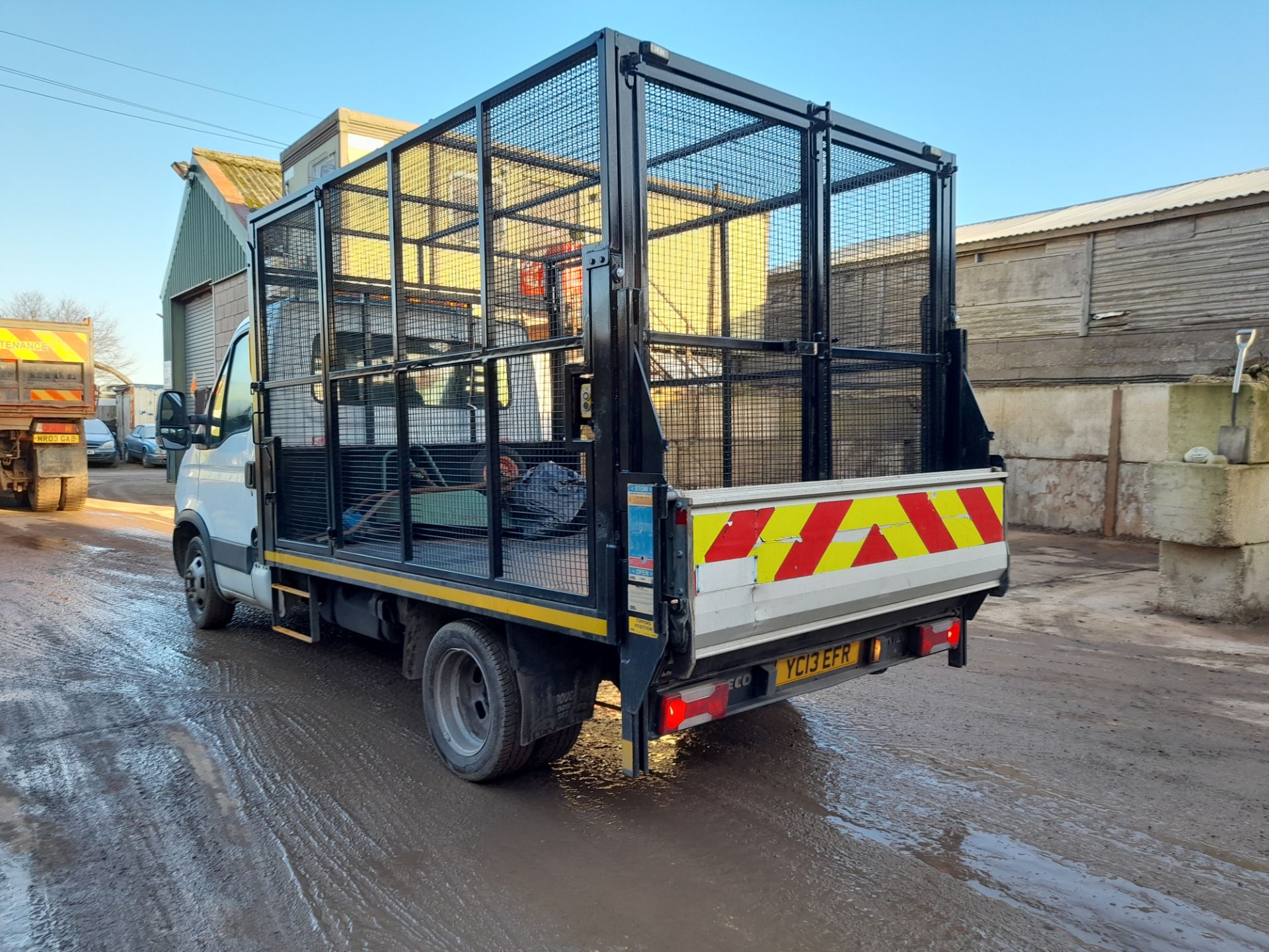 Iveco Daily 35C15 MWB Cage Tipper Van with Tail Lift and Spenborough Engineering cage, s/n 2373, - Image 4 of 13