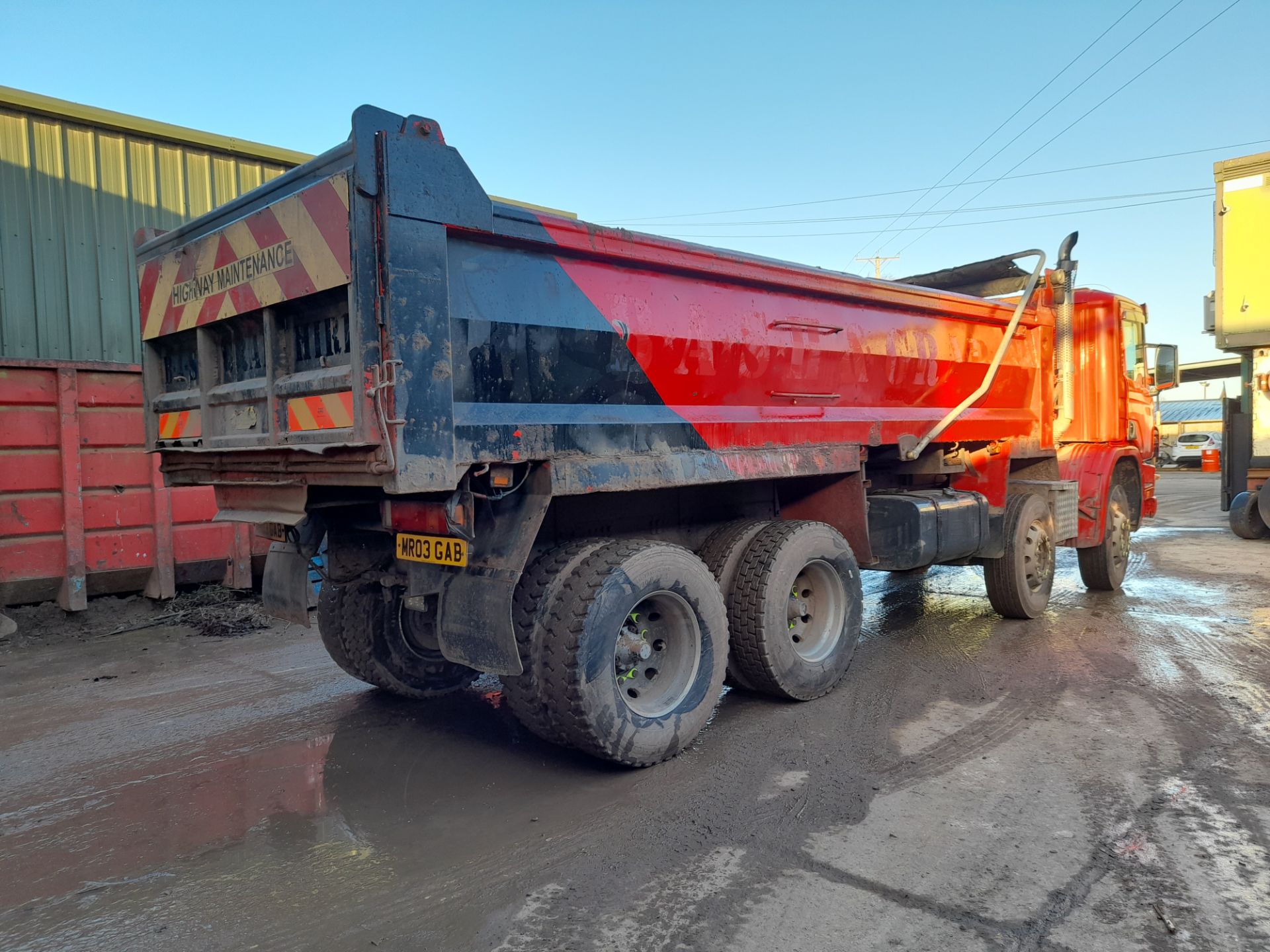 Scania 4 P114CB-340 8x4 32 tonne Rigid Tipper, registration MR03 GAB, first registered 19 January - Image 9 of 21