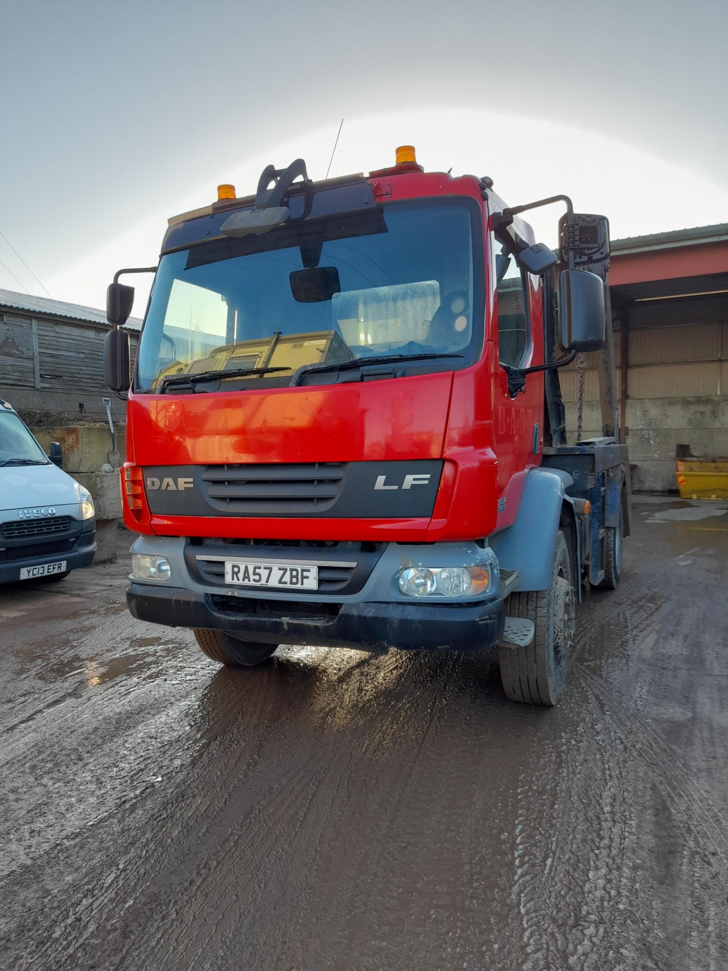 DAF FA LF55.220 18 TIP E 18 tonne Twin Axle Rigid Skiploader, registration RA57 ZBF, first - Image 16 of 16