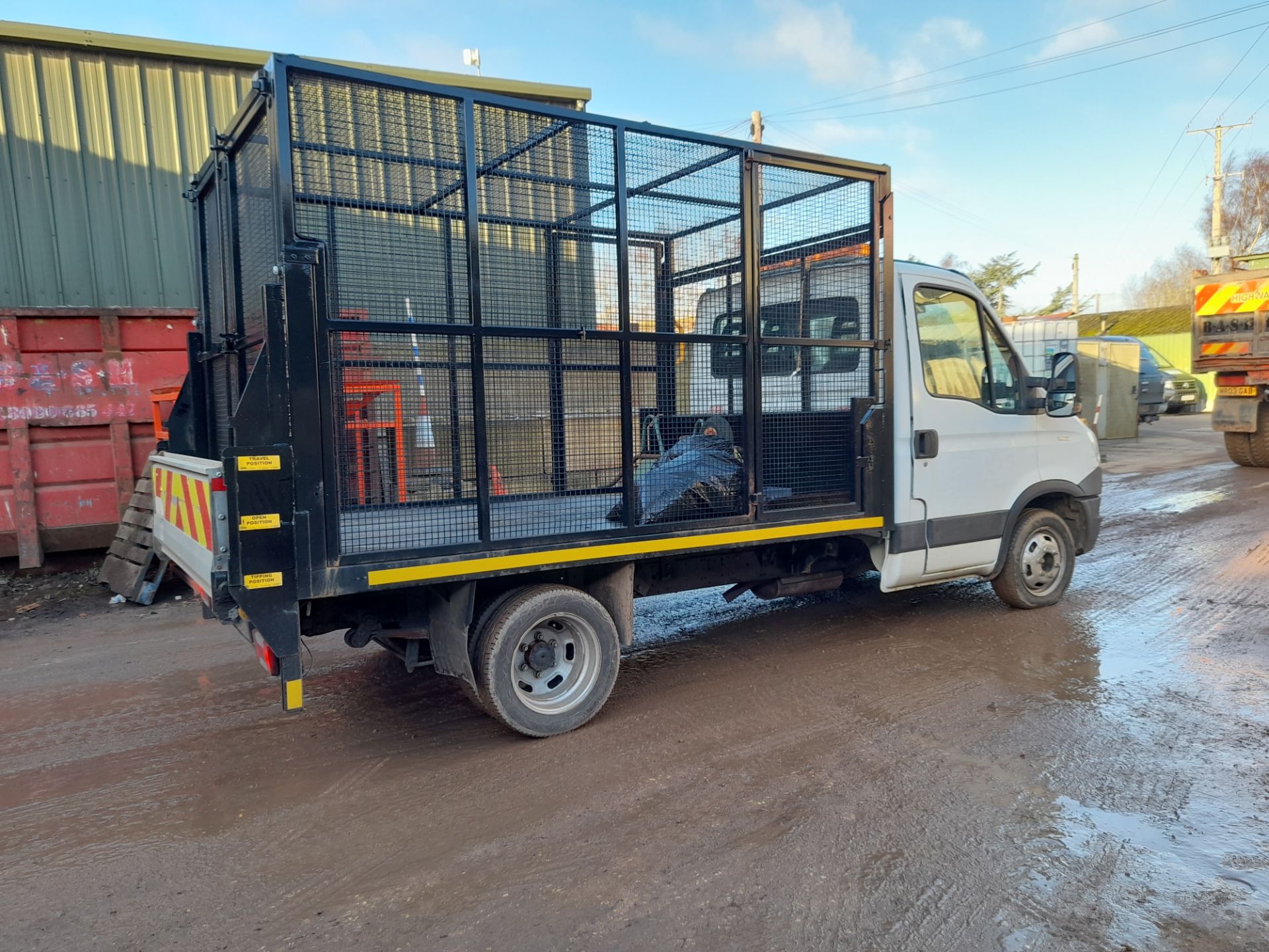 Iveco Daily 35C15 MWB Cage Tipper Van with Tail Lift and Spenborough Engineering cage, s/n 2373, - Image 8 of 13