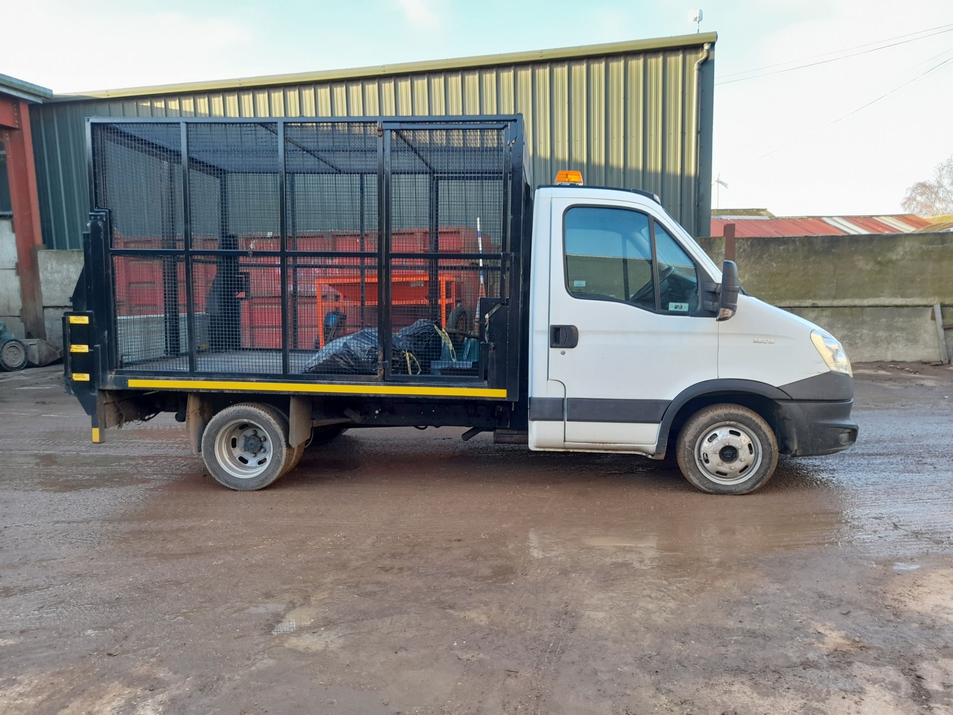 Iveco Daily 35C15 MWB Cage Tipper Van with Tail Lift and Spenborough Engineering cage, s/n 2373, - Image 9 of 13