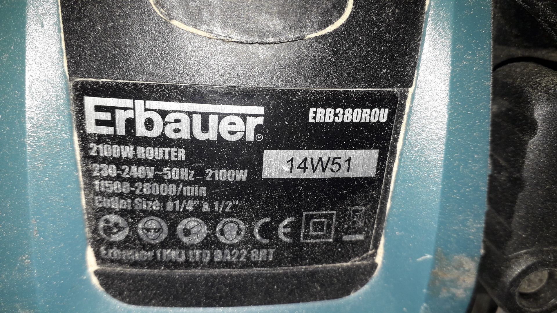 Erbauer ERB380ROU 2100w Router 240v - Image 2 of 2