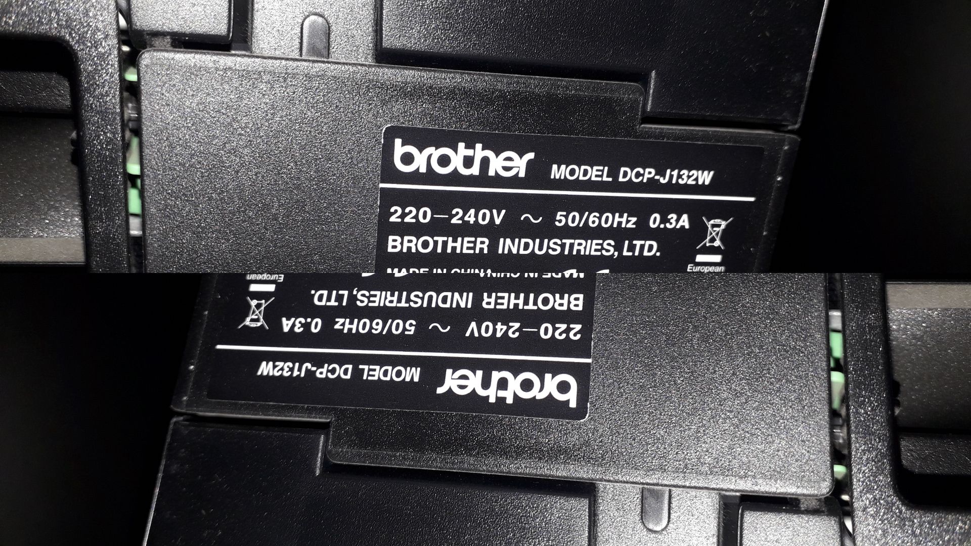 Brother DCP-J132W Printer - Image 2 of 2