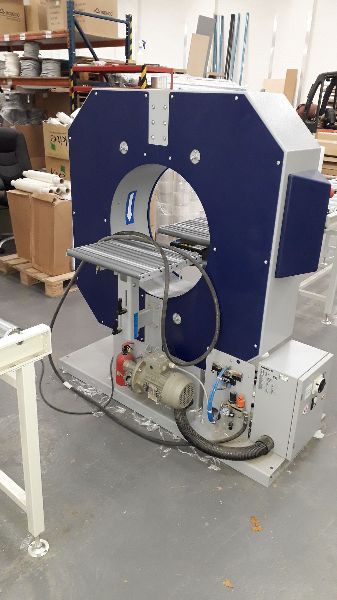 Robopac Compacta 6 Ring Machine Wrapper Serial Number 30178299 (2019) with 2 x Itech Roller - Image 3 of 6