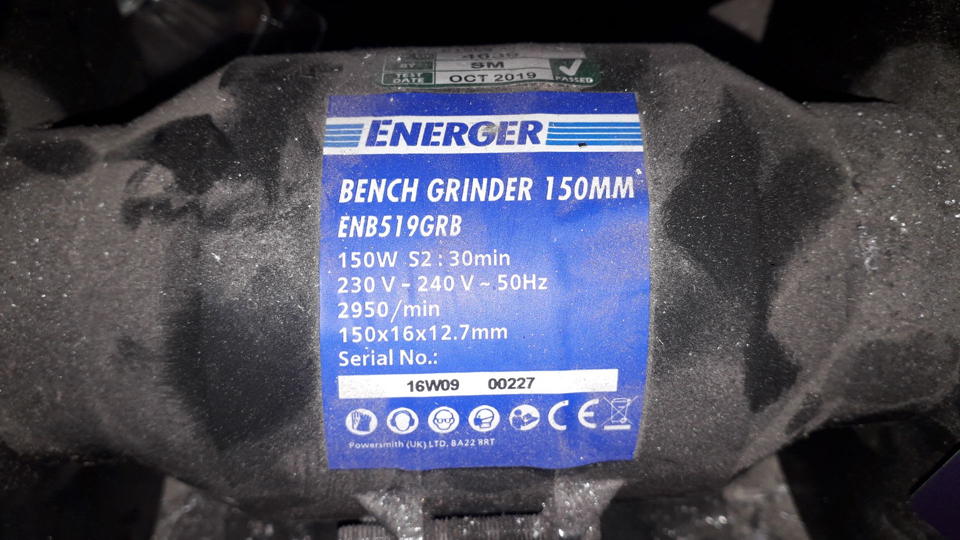 Energer 150mm Bench Top Grinder - Image 2 of 2