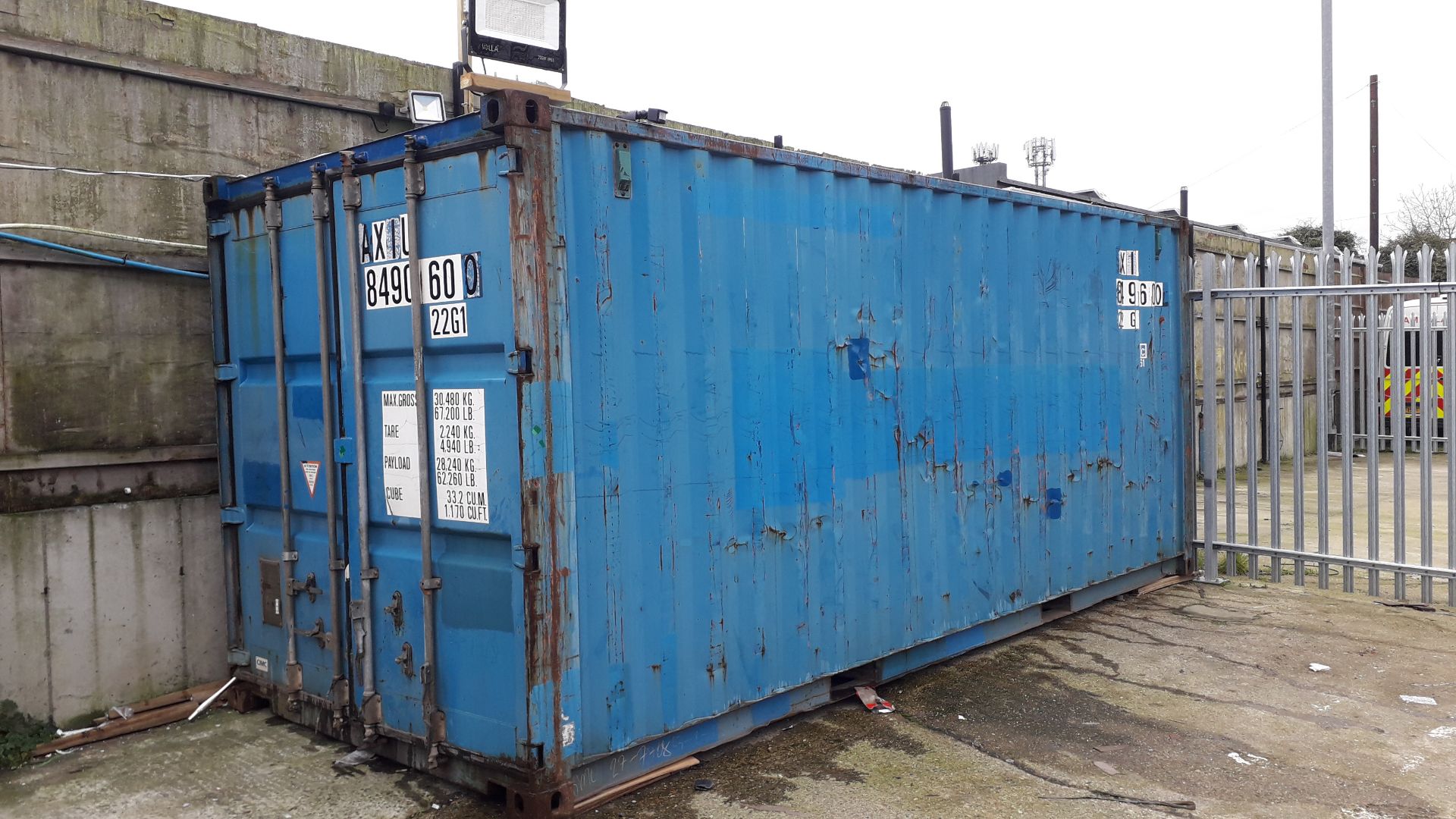 20ft CIMC Steel Shipping Container (2006) with con