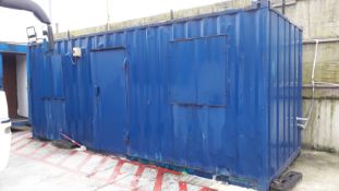 20ft Steel Site Office and contents to include var