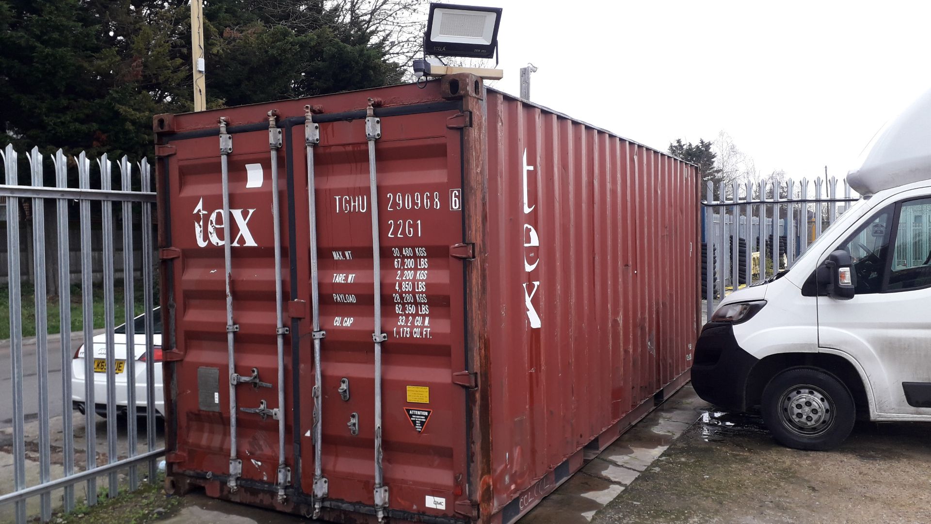 20ft DCMC Steel Shipping Container (2003) with con - Image 3 of 10