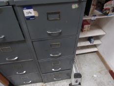 4-Drawer Metal Cabinet (excluding contents)