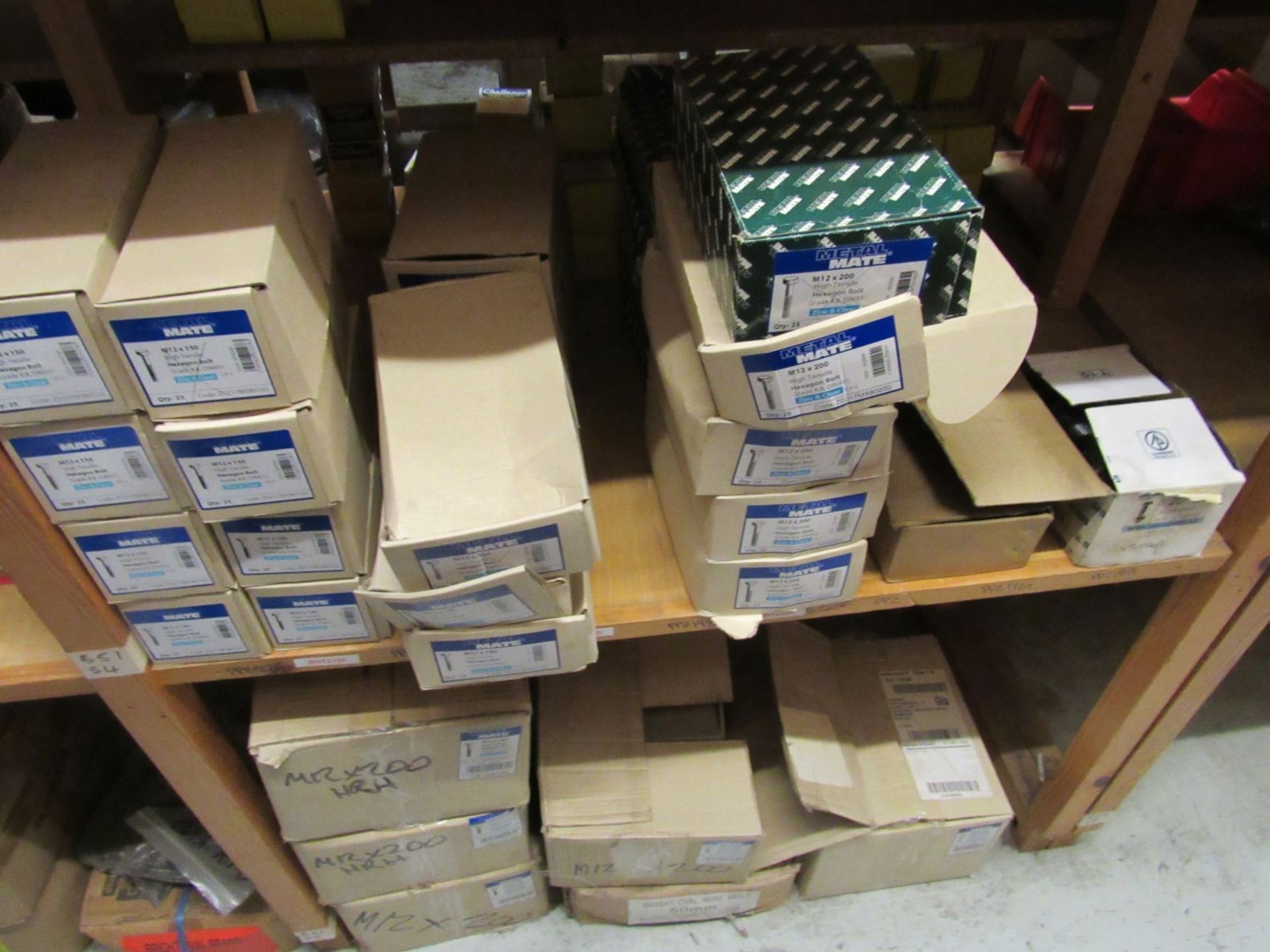 Contents to Shelving B51 S1/2/3/4, including various bolts etc. - Image 4 of 4