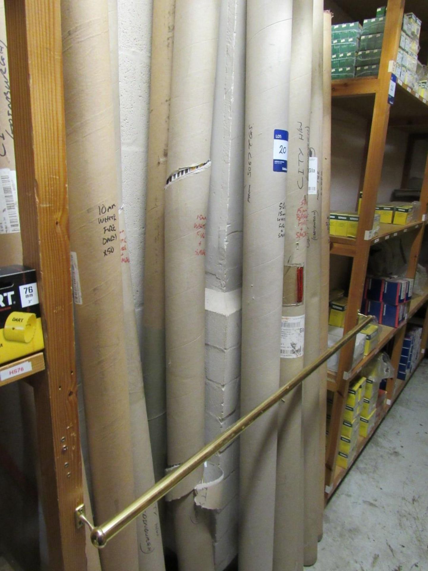 Quantity of Various Door Fire / Smoke Seals, to cardboard tubes - Image 2 of 2