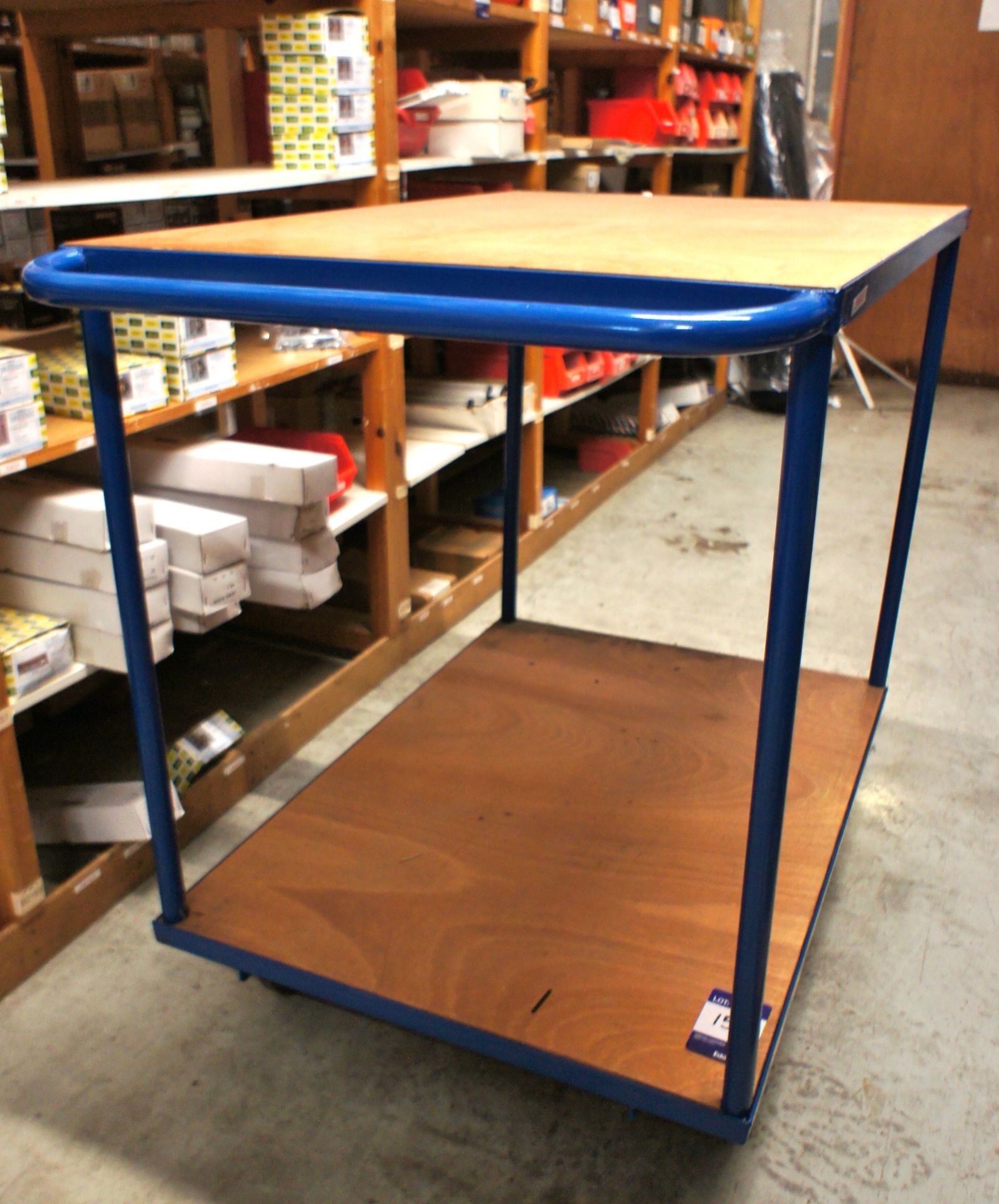 Steel Fabricated Mobile 2-Tier Trolley - Image 3 of 3