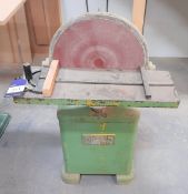 Wadkin Bursgreen disc sander (Machine Number BGY 66737)