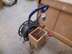 Banding strapping trolley