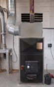 Unbadged Wood Burner. Please note, ducting not included, disconnection to be broken at the nearest