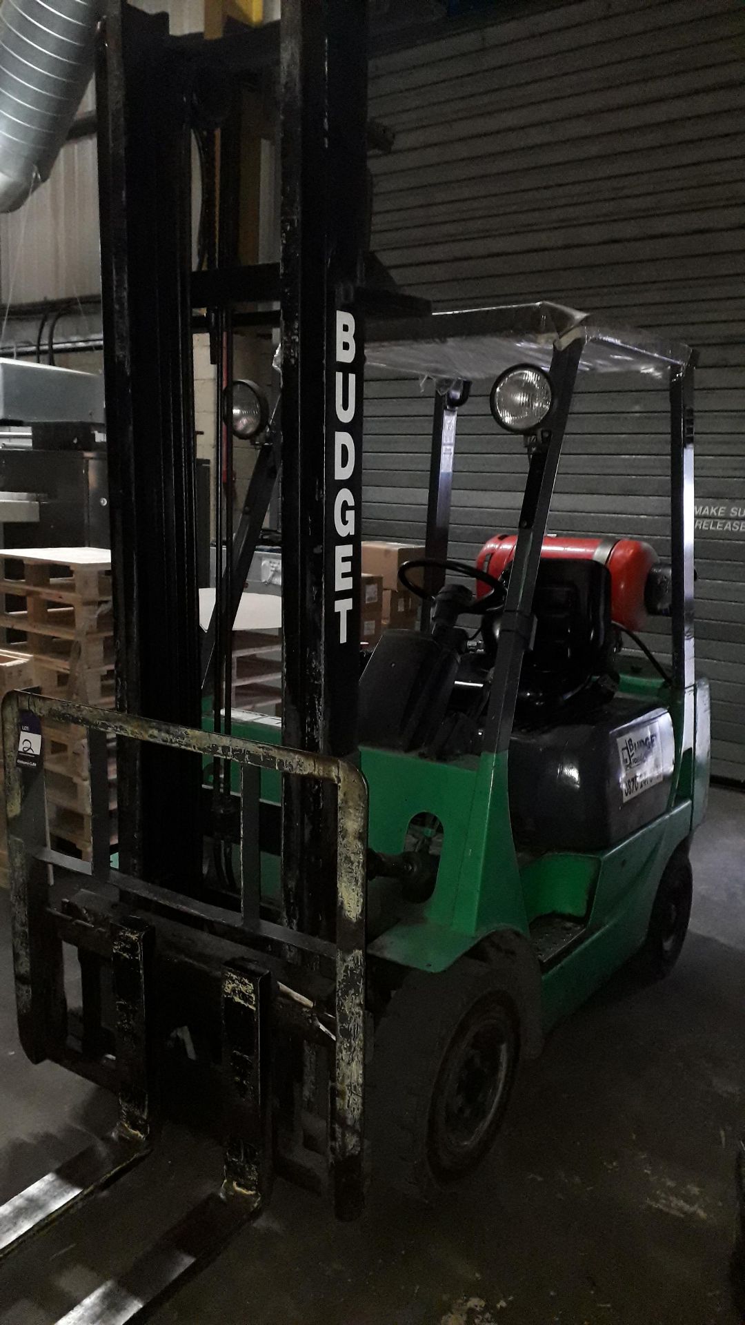 Mitsubishi FG15 1,500kg LPG Gas Fork Lift Truck, s - Image 4 of 11