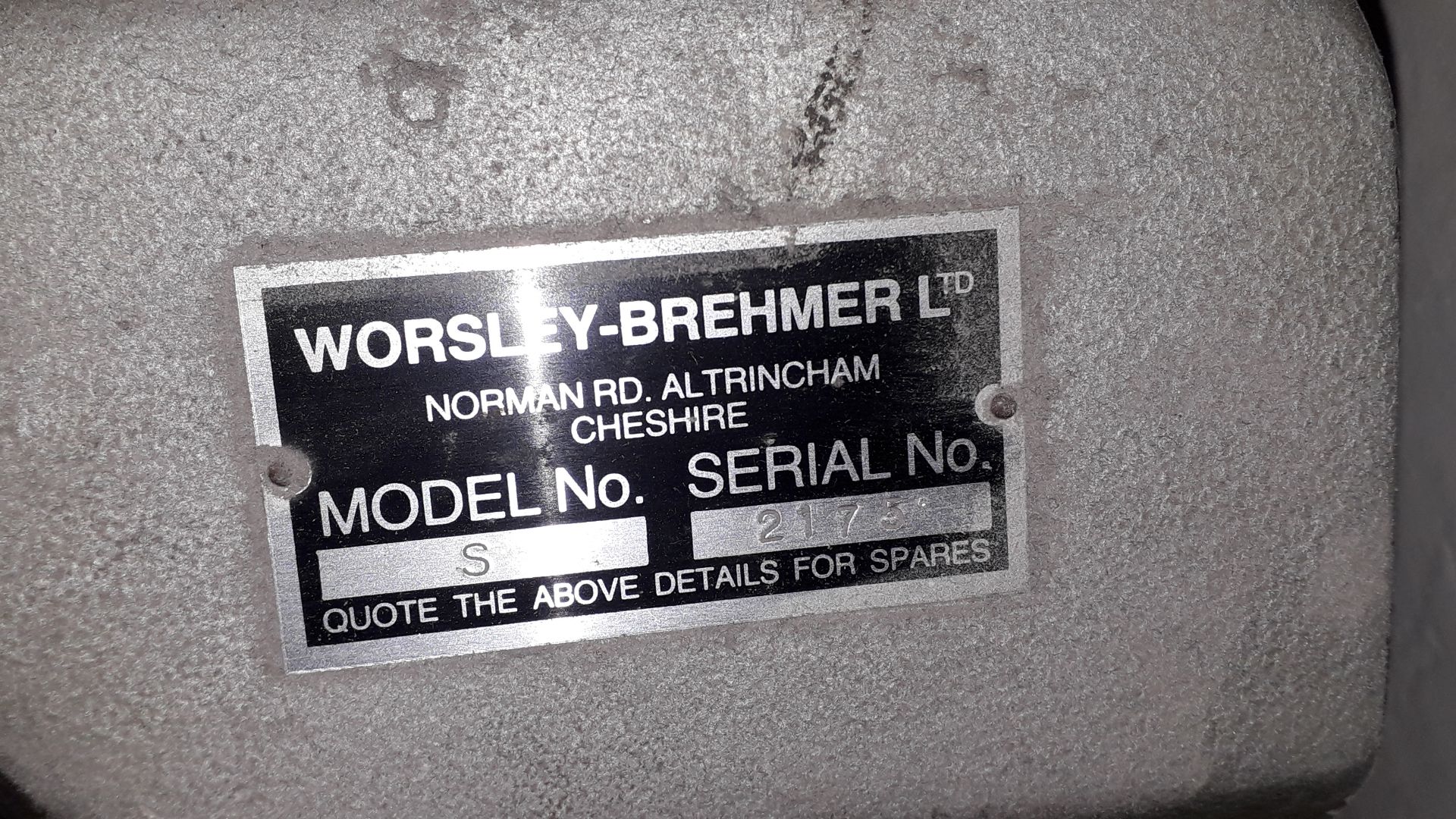 Worsley Brehmer Model 5 Stitcher, serial number 21 - Image 3 of 7