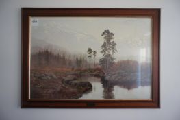 G.Coulson “Silent Majesty” Framed and Glazed Print (860mm x 620mm)