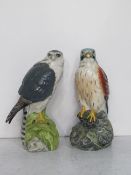 Royal Doulton "Merlin" and "Kestrel" Whyte & Makay Whiskey Decanters
