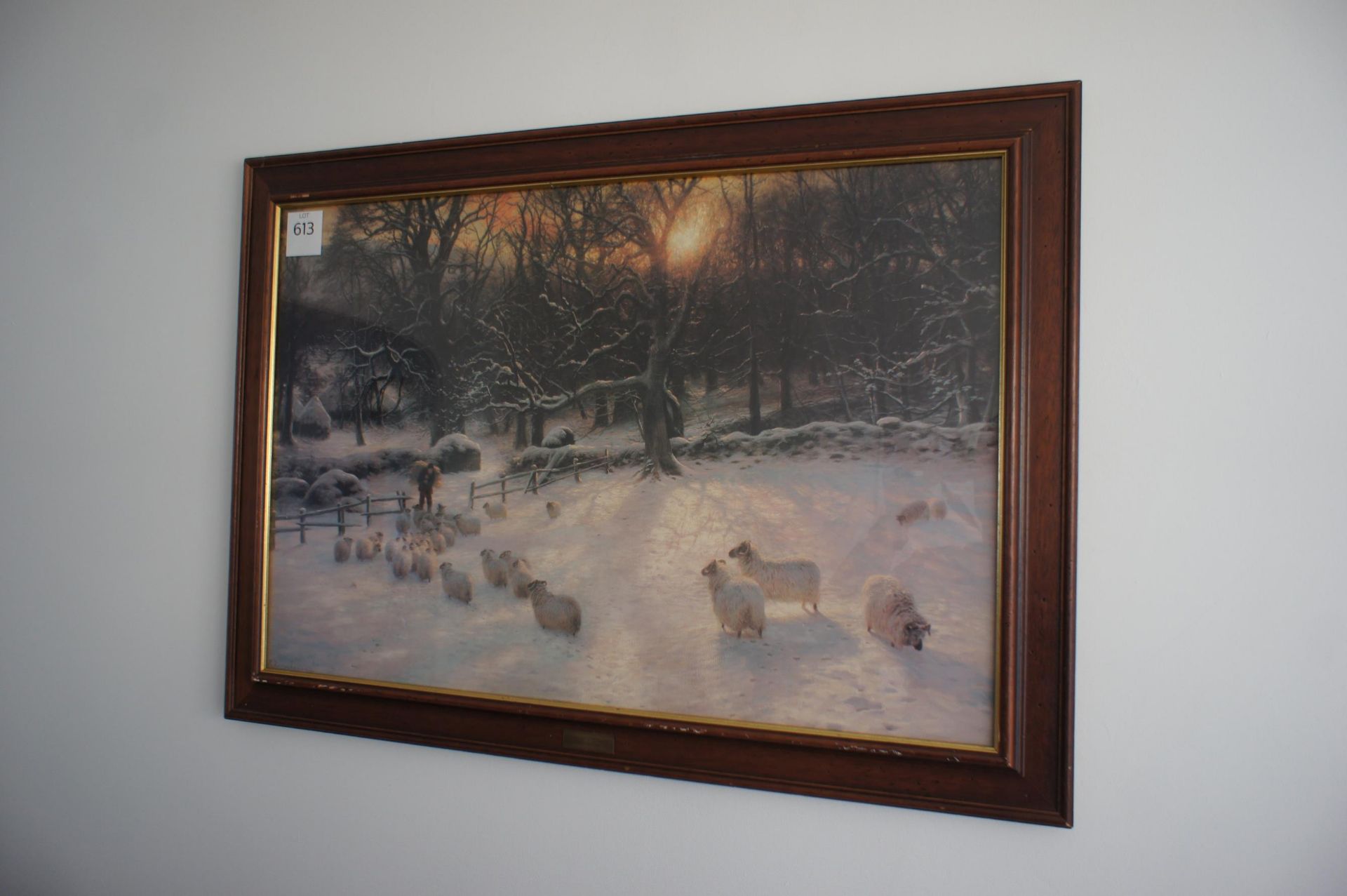 Joseph Farouharson “Shortening Winter Day” Framed and Glazed Print (865mm x 620mm) - Image 2 of 4