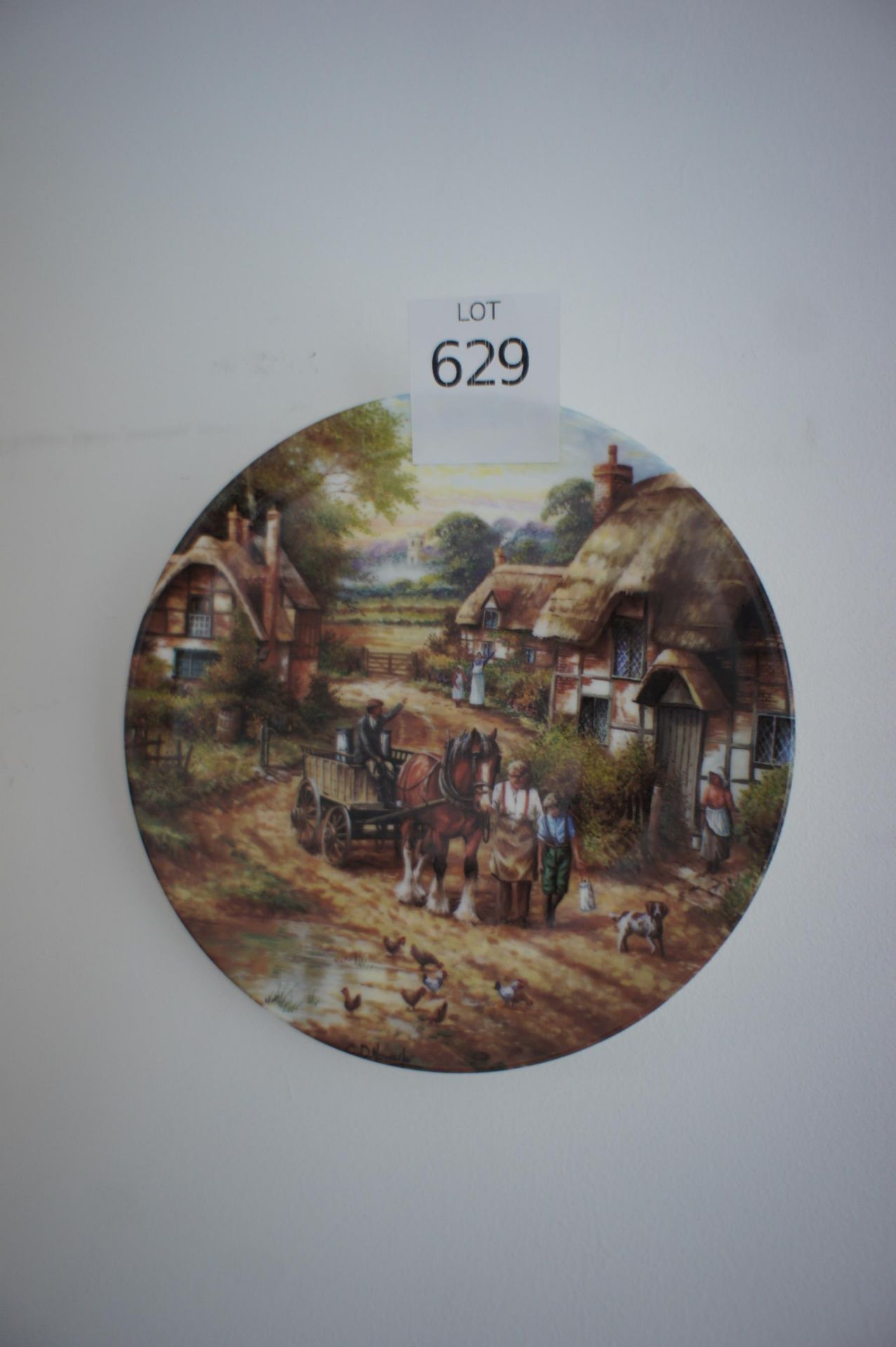 Wedgewood “Early Morning Milk” limited addition plate - Image 2 of 4