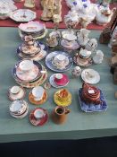 Qty of miscellaneous porcelain tableware