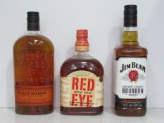 3x bottles of Bourbon Whiskey