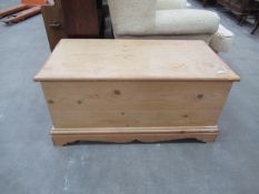 Pine Blanket Box