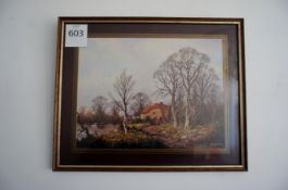 Vincent Selby Framed and Glazed Print (380mm x 310mm)