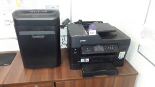 Brother Business Smart MFC-J6930DW All In One Printer and Swordfish 2000XCD Plus Cross Cut