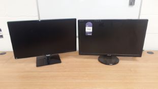 Samsung & Asus Widescreen Monitors – (Located on First Floor)