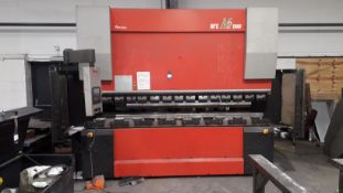 Amada HFE M2 1303 4-axes Hydraulic Press Brake, max.force 1300KN, max.stroke 200mm, serial number