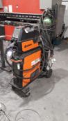 Kemppi X5 Power Source 500 Mig Welding Set, serial number 2900025 with X5 cooler & X5 wire feeder