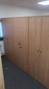 3 high Cupboards – (Located on First Floor)