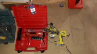 Hilti HDM330 Resin Gun Dispenser and Ryobi CCG1801 16v Caulking Gun Located at Unit 8 Chancerygate