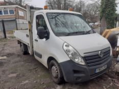 Vauxhall Movano F3500 L2 H1 CDTi Dropside Lorry registration FN12 LYK, first registered 12 March