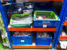 Contents to 2 shelves of cat collars (8 various pl