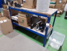 3 – packing benches with undershelf (one with top