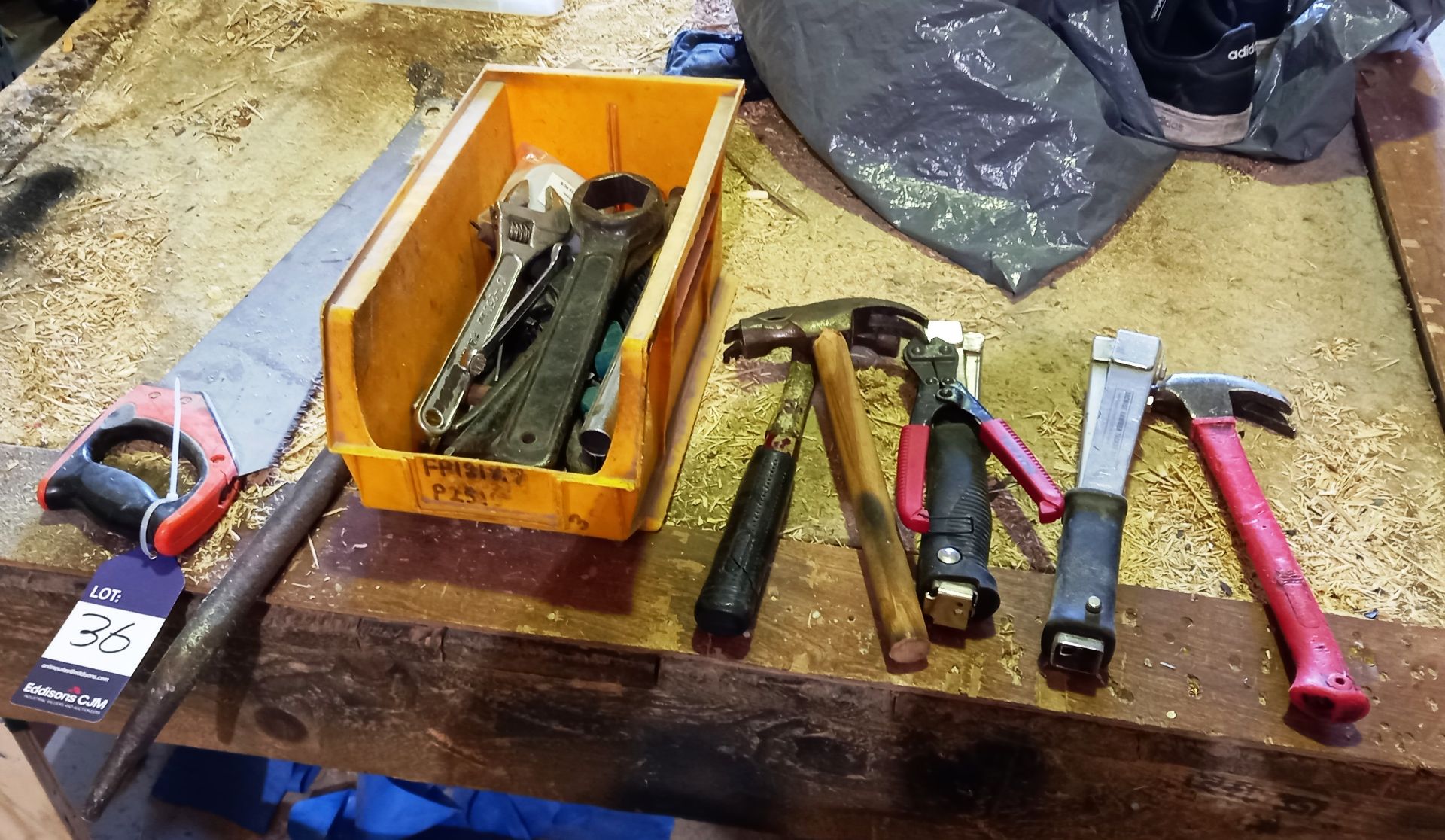 Quantity of Various Hand Tools