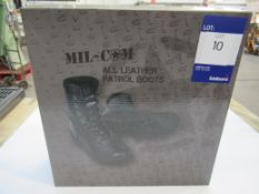 Mil-com Patrol Boots, Black, size 10UK