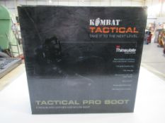 Kombat Uk leather and nylon tactical pro boots, black, size 7UK