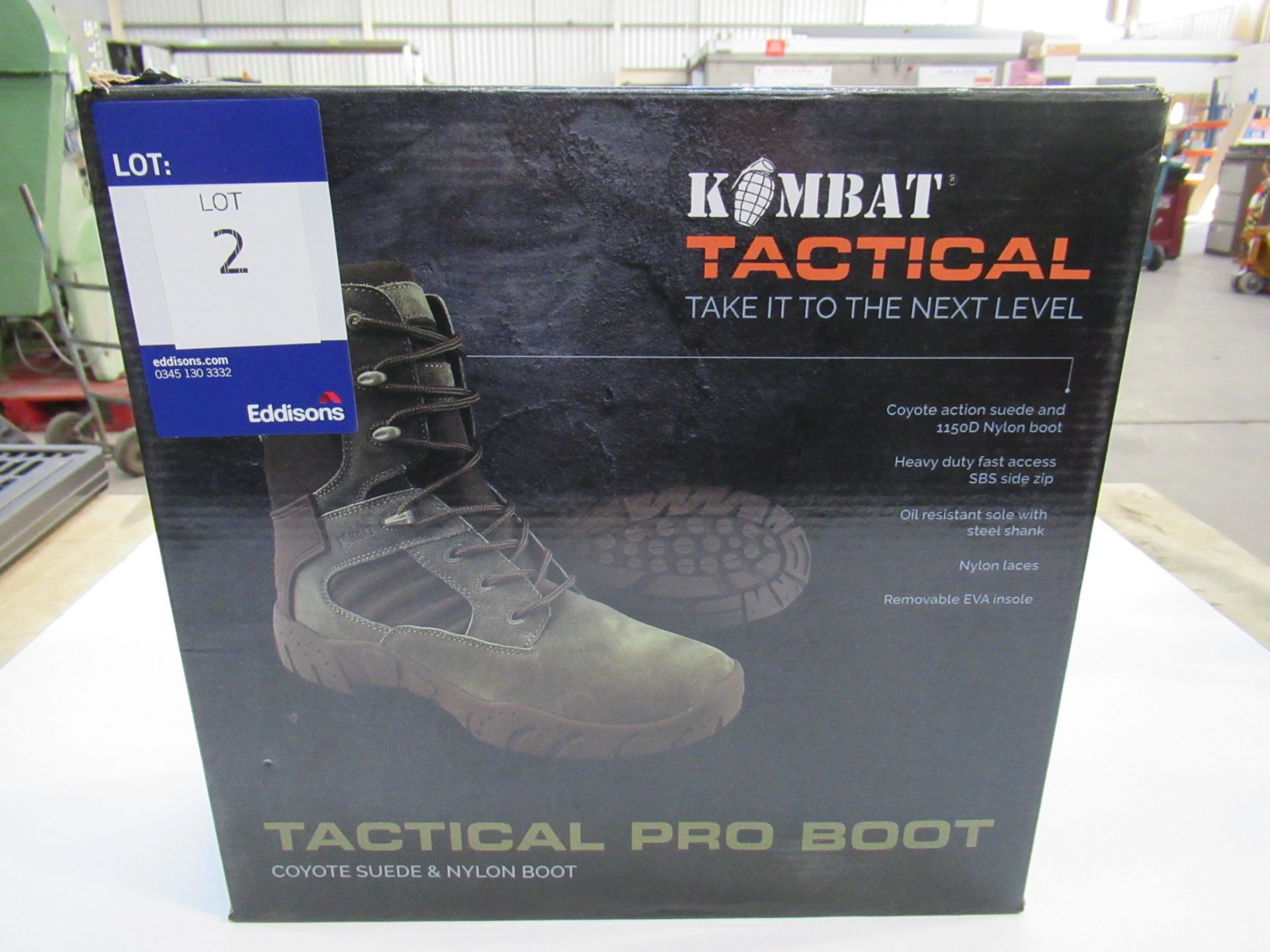 Kombat Tactical Pro Boot coyote suede & nylon size 9UK
