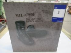 Mil-com Patrol Boots, Black, size 12UK