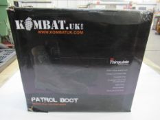 Kombat UK full leather patrol boots, brown, size 13UK