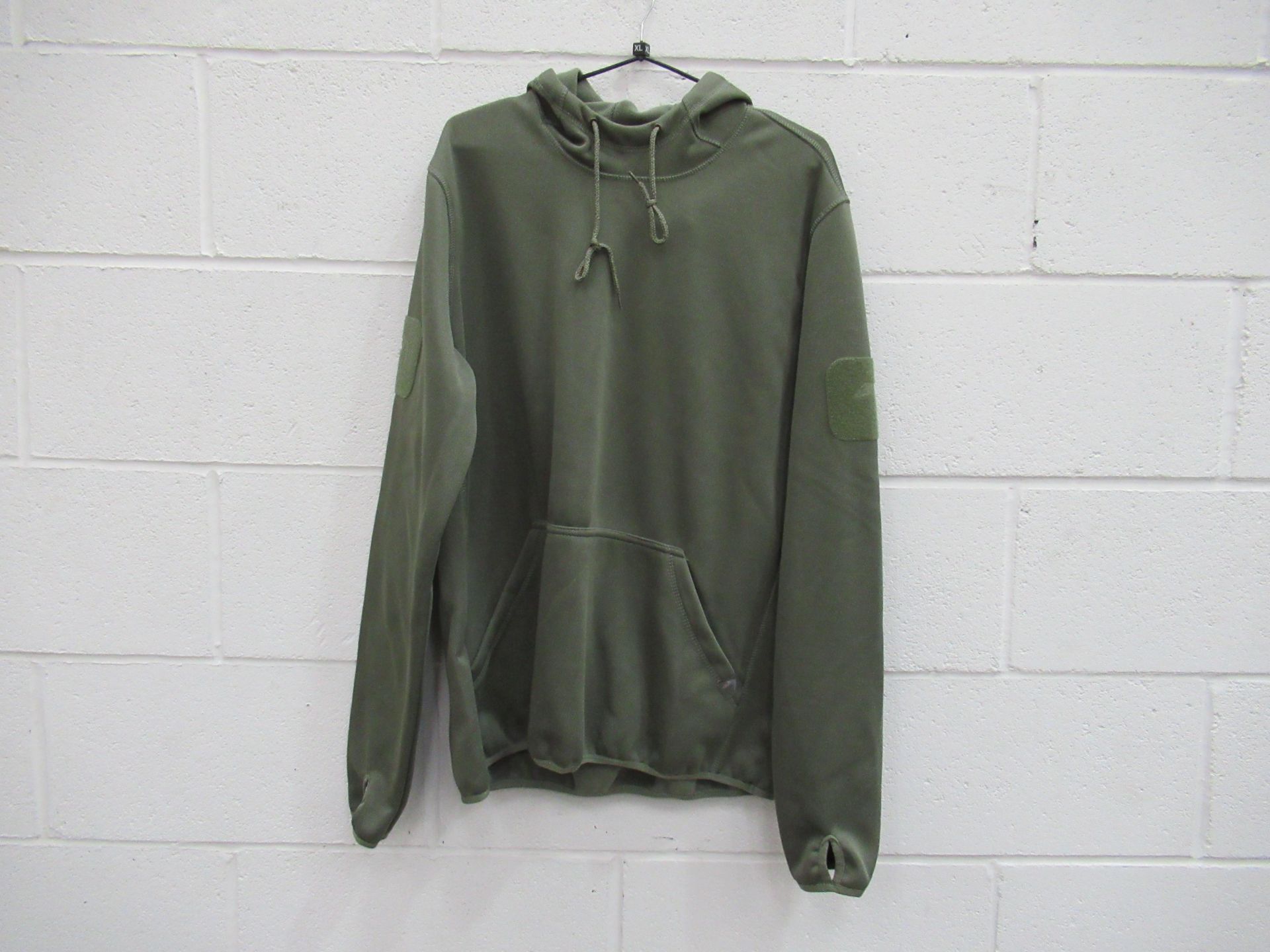 Viper 'storm' hoodie in coyote and 'reverse fleece' hoodie in green (RRP £27.50) sizes XL