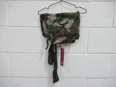 18x pairs of womens Mil-Tec shorts in green and camo (RRP £19.99 each) sizes S-XL