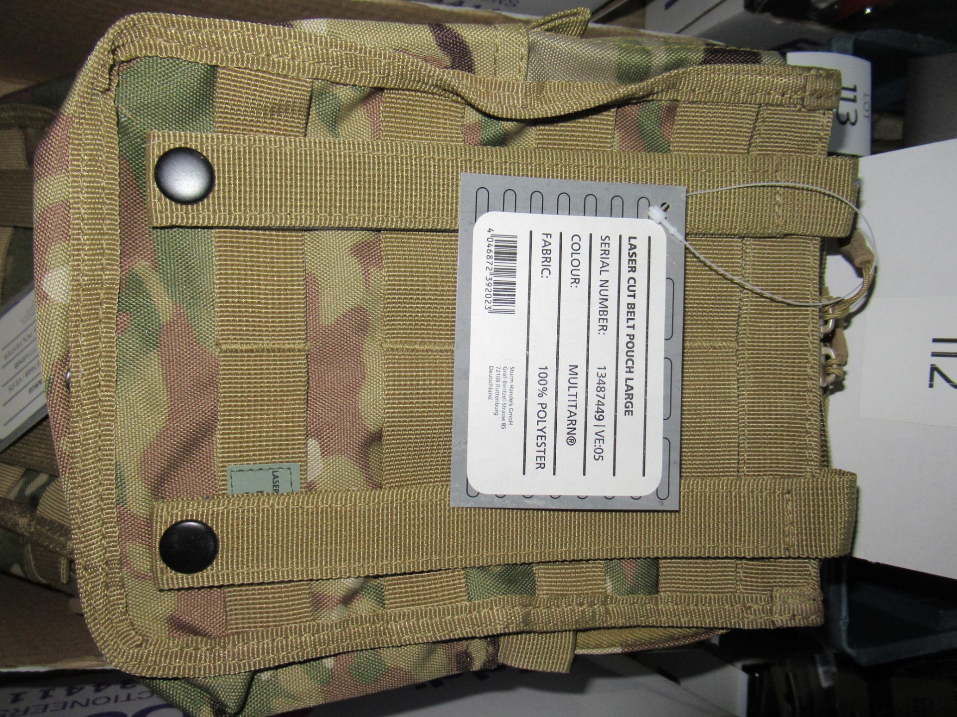 10x Mil-Tec laser cut belt pouches (RRP £10.95 each) - Image 2 of 2