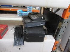 Casio cash register, LG Monitor, Mouse, Keyboard and Epson Printer